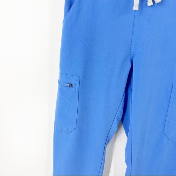 ✅ FIGS Yola™ Skinny Scrub Pants IN CIEL BLUE SIZE X-SMALL NURSING MEDICAL - Picture 3 of 7